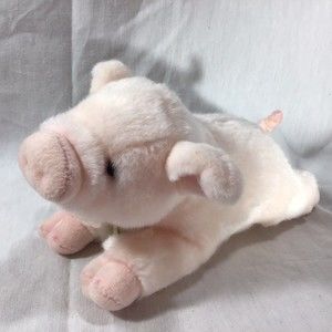 Miyoni Pink PIG  Piglet 8” Plush Stuffed Animal Toy by Aurora 4 H FFA